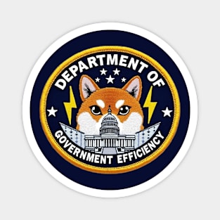 DOGE Patch Department of Government Efficiency Patch Magnet